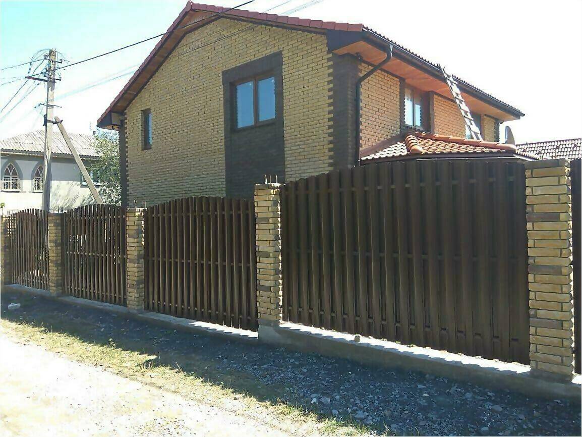 забор из штакетника 110м фото6 в Усть-Катаве