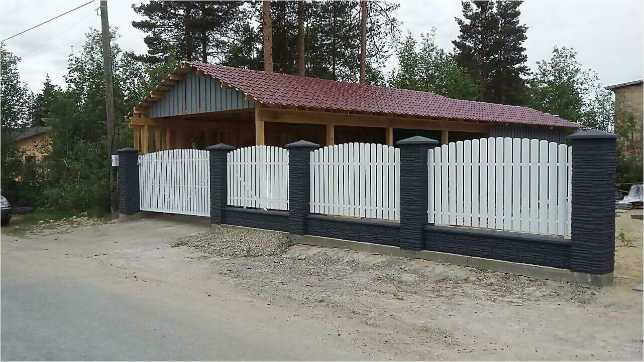 забор из штакетника 85м фото1 в Усть-Катаве