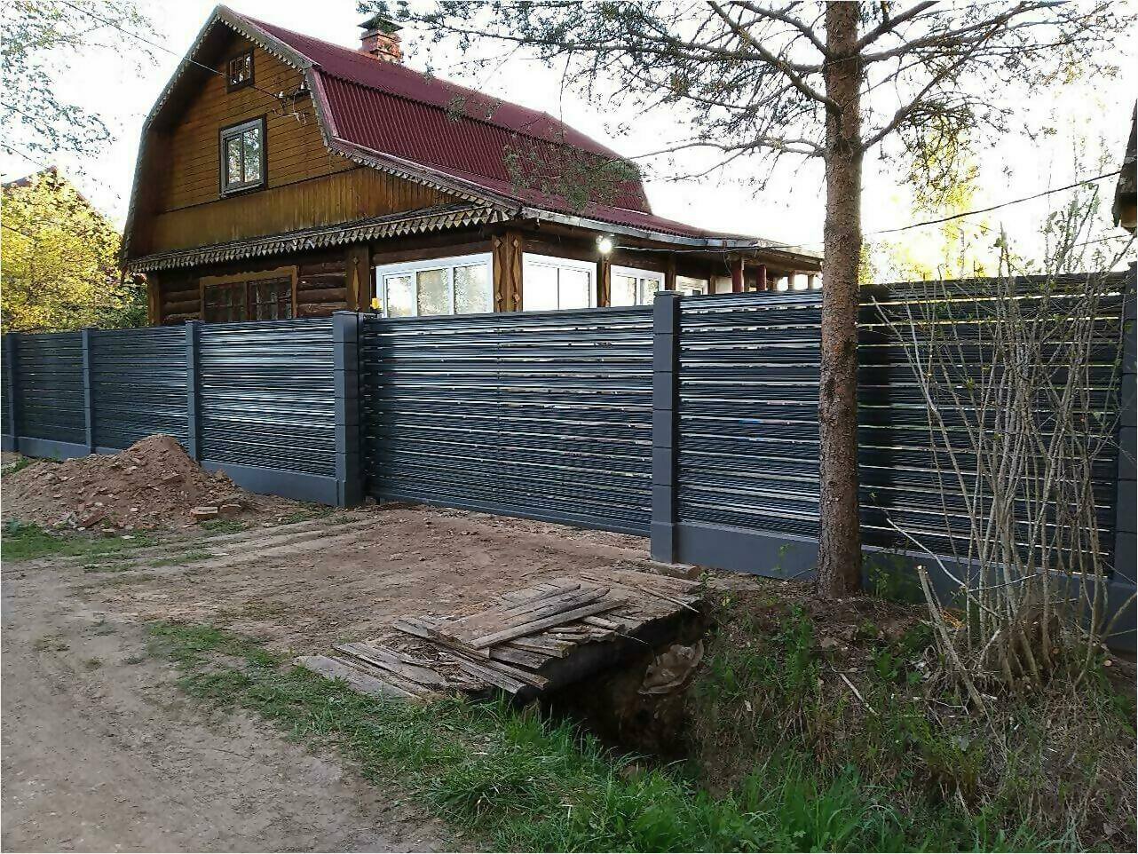 забор-ранчо из штакетника 75м фото4 в Усть-Катаве