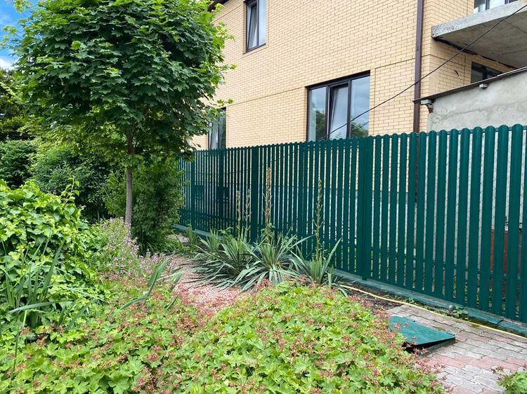 Забор из штакетника 60м Зеленый Мох фото1 в Усть-Катаве