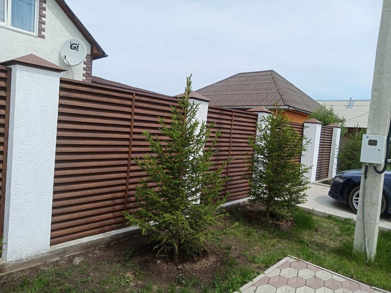 забор-жалюзи printech каштан двусторонний фото8 в Усть-Катаве