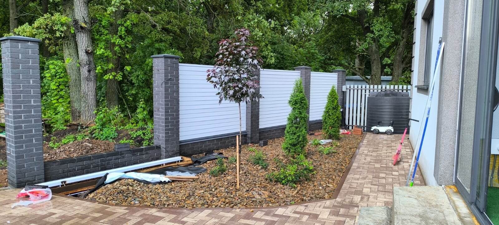 Забор-жалюзи из ламелей Хай-Тек 54м RAL9003 Белый фото 3 в Усть-Катаве